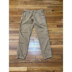 Bearbottom Pants Mens XL Tall Brown Chino Jogger Stretch Cotton Elastic Waist